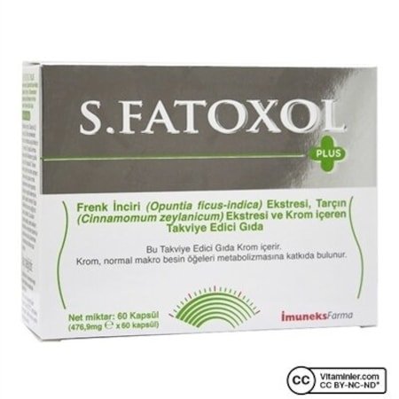 S. Fatoxol Plus Takviye Edici Gıda 60 Kapsül Imuneks Vitamin & Multivitaminler 8680176000411